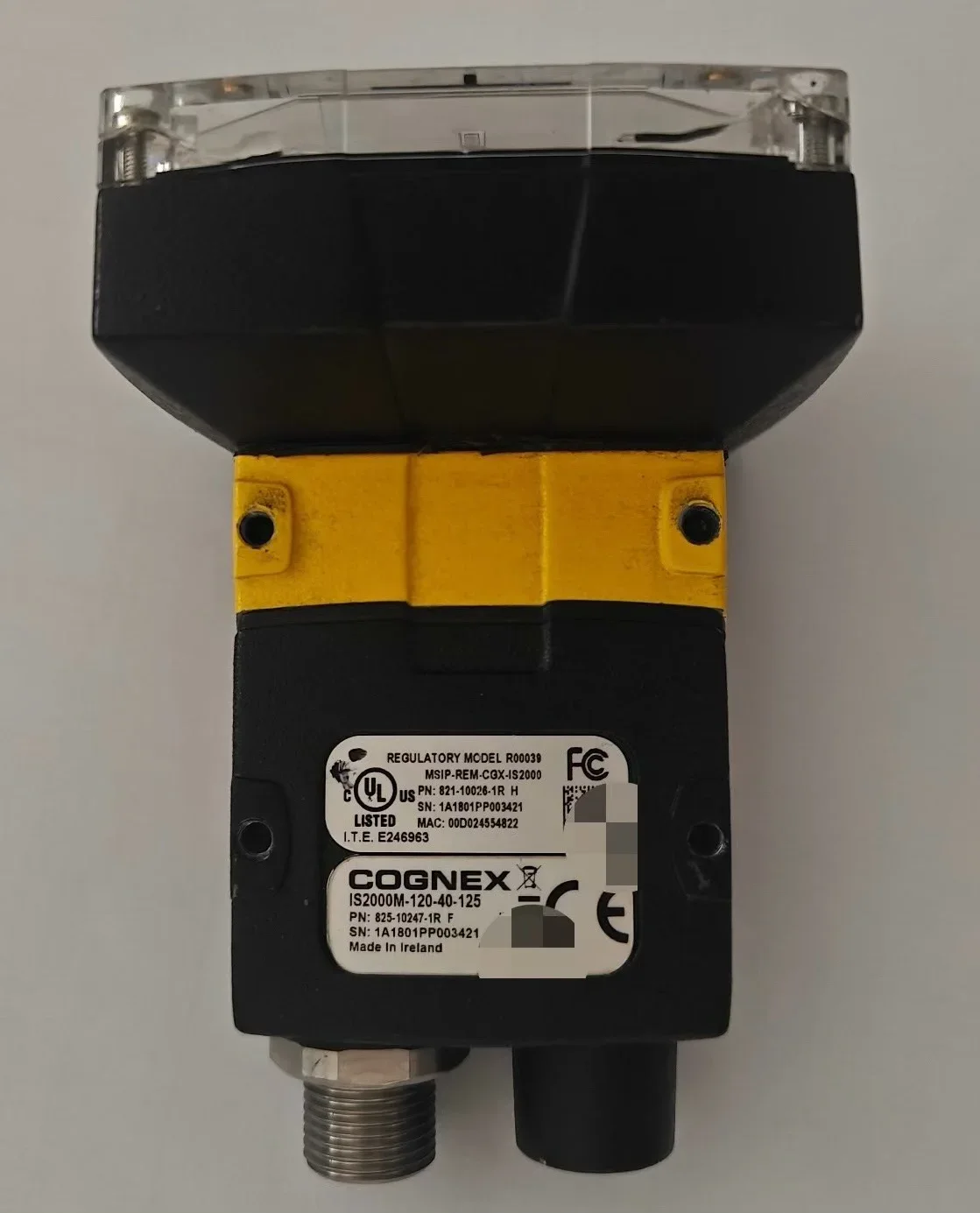 Cognex IS2000M-120-40-125 Industrial Sensor — product photo 1 of 12