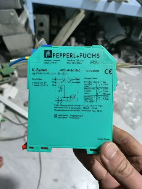 Pepperl+Fuchs KFD2-VD-Ex1.1560 Motor & Drive Component product photo 3