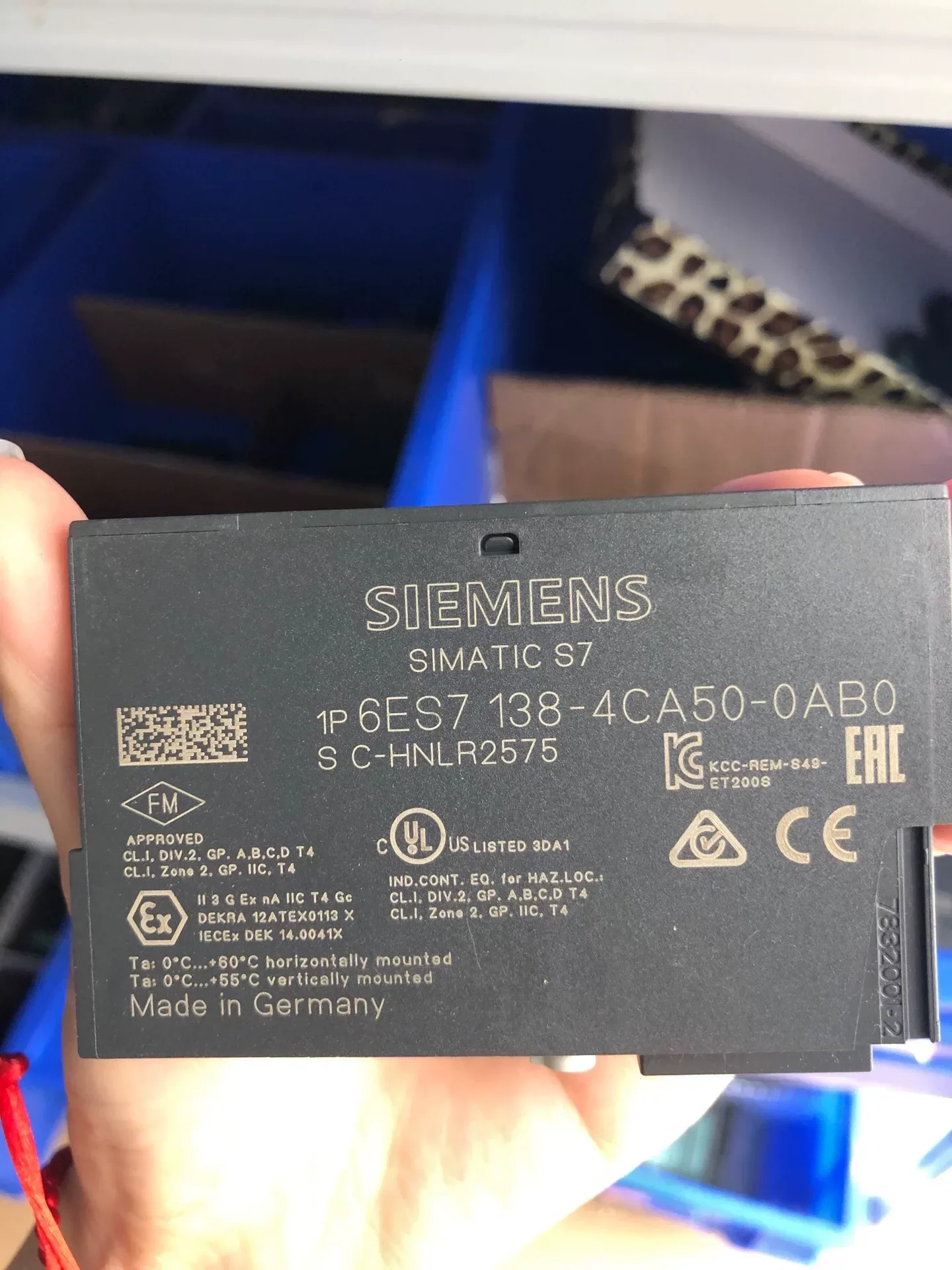 Siemens 6ES7138-4CA50-0AB0 Power Electronics Module product photo 1