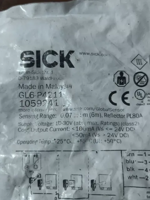 SICK GL6-P4211 / 1059241 Industrial Sensor product photo 1