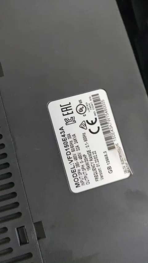 Delta VFD037E43A; VFD110E43A; VFD150E43A Motor & Drive Component product photo 5