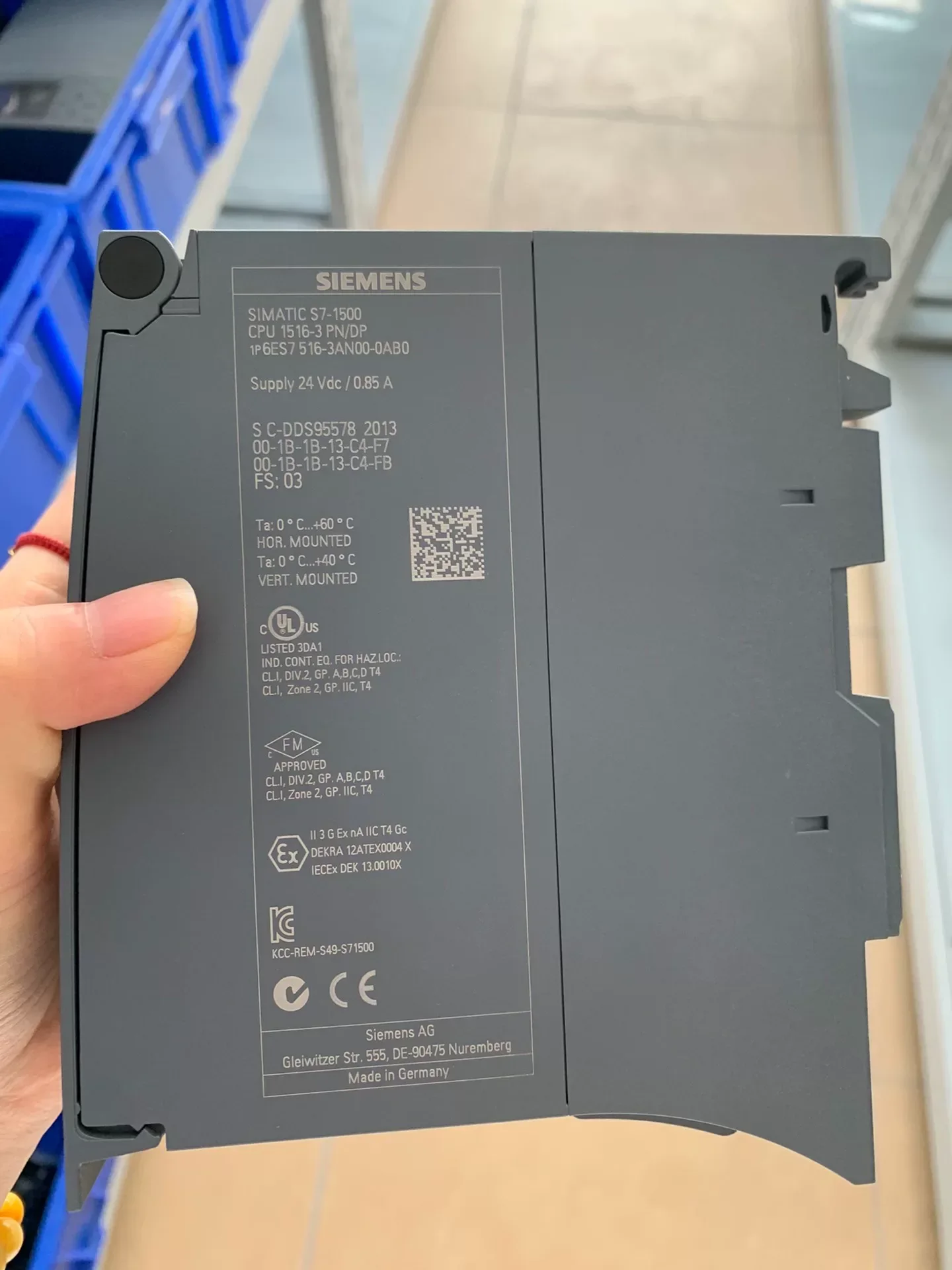 Siemens 6ES7516-3AN00-0AB0 Industrial Automation Component product photo 1
