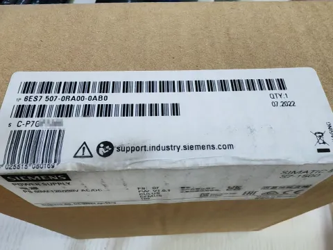 Siemens 6ES7507-0RA00-0AB0 Power Electronics Module — product photo 3 of 14