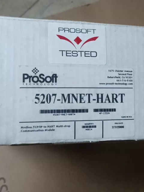 ProSoft Technology 5207-MNET-HART Industrial Automation Component product photo 8