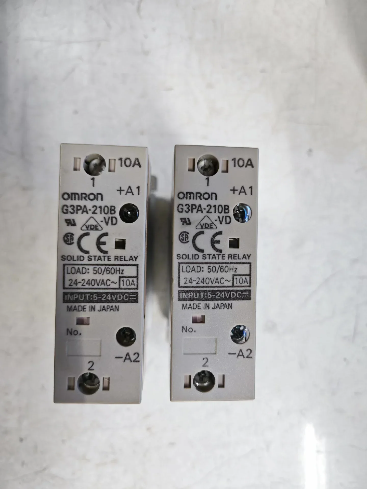 OMRON G3PA-210B-VD DC5-24 Industrial Relay product photo 1