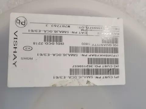 Vishay SMAJ6.0CA-E3/61 Industrial Automation Component product photo 2