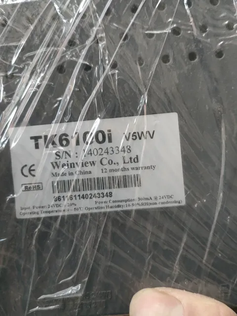 WEINVIEW TK6100i V5WV Industrial Automation Component product photo 3