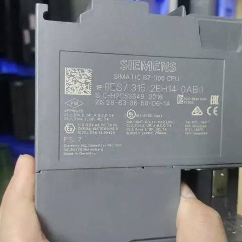 Siemens 6ES7315-2EH14-0AB0 PLC Module — product photo 11 of 17