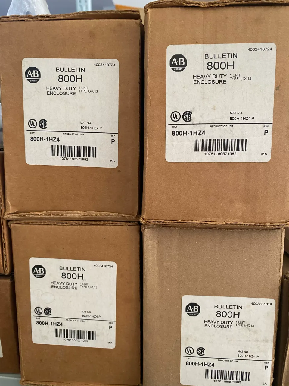 Allen-Bradley 800H-1HZ4 Series P Industrial Automation Component product photo 1