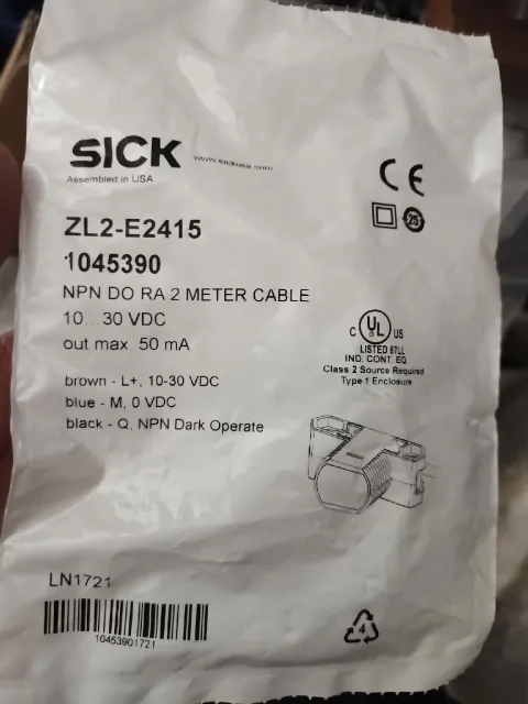 SICK ZL2-E2415 Industrial Sensor product photo 1