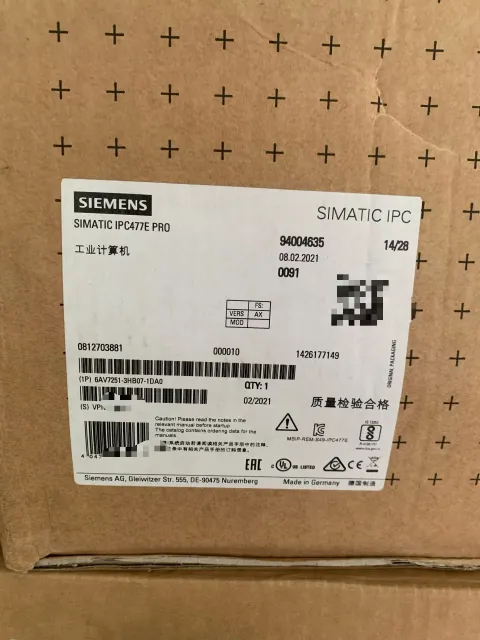 Siemens 6AV7251-3HB07-1DA0 Industrial Automation Component product photo 1
