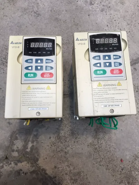 Delta VFD007B43A / VFD015B43A Motor & Drive Component product photo 1