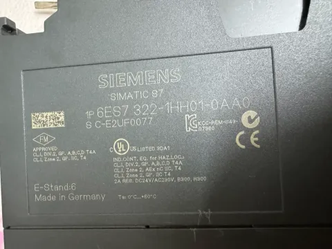 Siemens 6ES7 322-1HH01-0AA0 PLC Module product photo 6