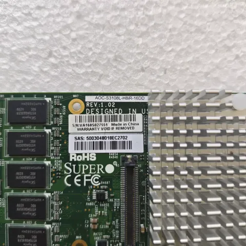 Supermicro AOC-S3108L-H8iR-16DD Industrial Control Board product photo 3