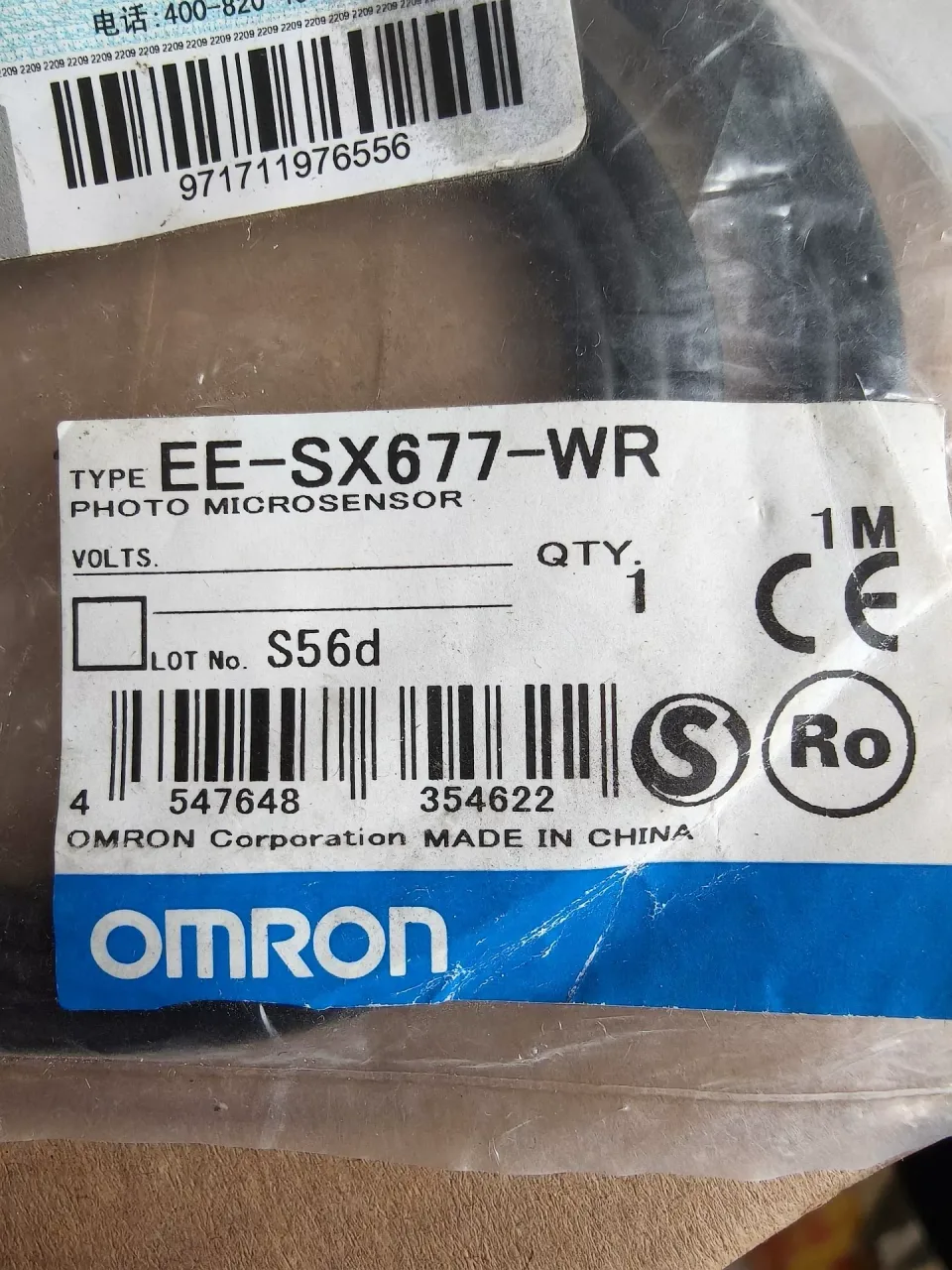 Omron EE-SX677-WR Industrial Sensor product photo 1