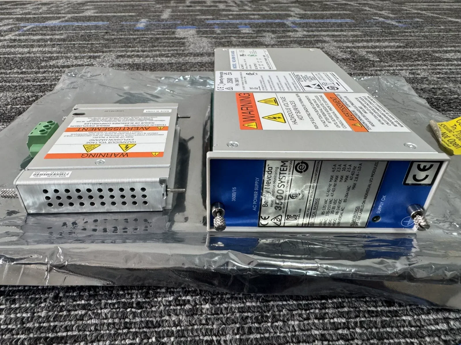 Bently Nevada 3500/15-05-05-02 Power Electronics Module product photo 1