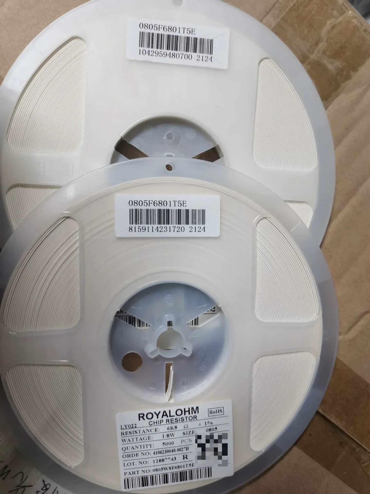 White Label 0805W8F6801T5E Industrial Automation Component product photo 1