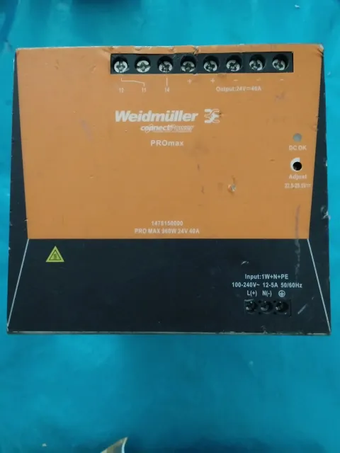 Weidmüller PRO MAX 960W 24V 40A Power Electronics Module product photo 1