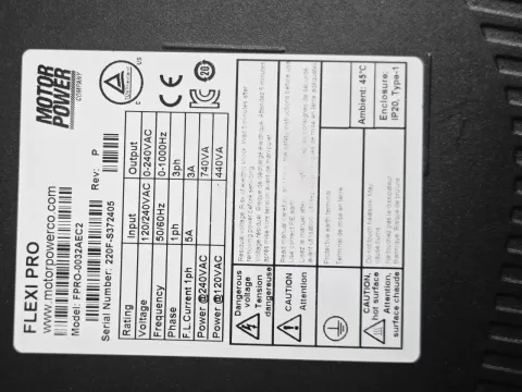Motor Power Company FPRO-0032AEC2 / FPRO-4D52AEC2 Motor & Drive Component product photo 5