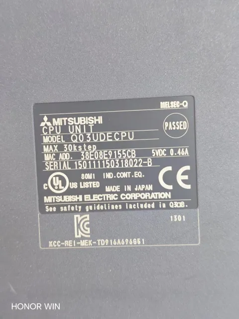 Mitsubishi Electric Q03UDECPU PLC Module — product photo 19 of 55