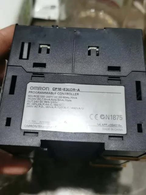 OMRON CP1E-E30DR-A PLC Module — product photo 13 of 19