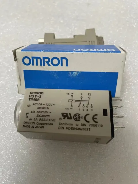 OMRON H3Y-2 AC100-120V 30S Industrial Relay product photo 2