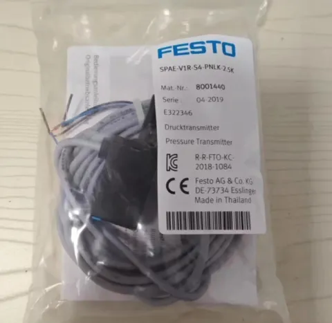Festo SPAE-V1R-S6-PNLK-2.5K / SPAE-V1R-S4-PNLK-2.5K / SPAE-V1R-04-PNLK-2.5K Industrial Automation Component product photo 2