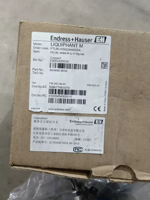 Endress+Hauser FTL50-HGQ2AA6G5A Industrial Sensor product photo 8