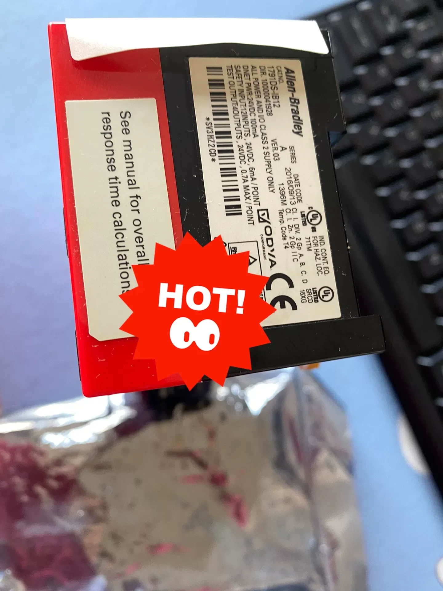 Allen-Bradley 1791DS-IB12 Series A I/O Module product photo 1