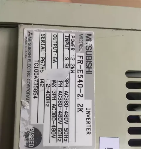 Mitsubishi Electric FR-E540-2.2K Motor & Drive Component — product photo 3 of 4