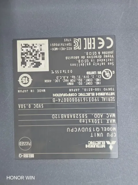 Mitsubishi Electric Q13UDVCPU PLC Module — product photo 38 of 70