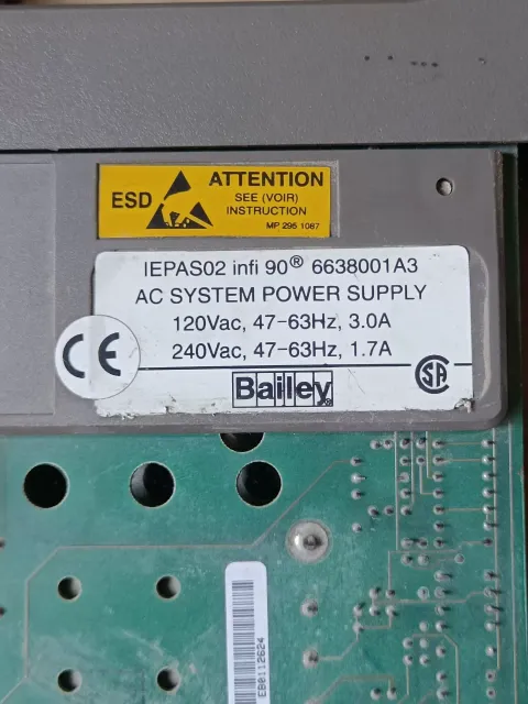 Bailey / ABB IEPAS02 / 6638001A3 Power Electronics Module product photo 2