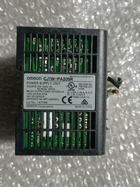 OMRON CJ1W-PA205R PLC Module — product photo 5 of 10