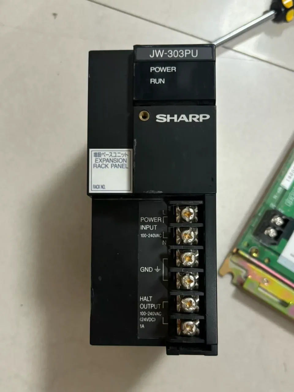 Sharp JW-303PU PLC Module product photo 1