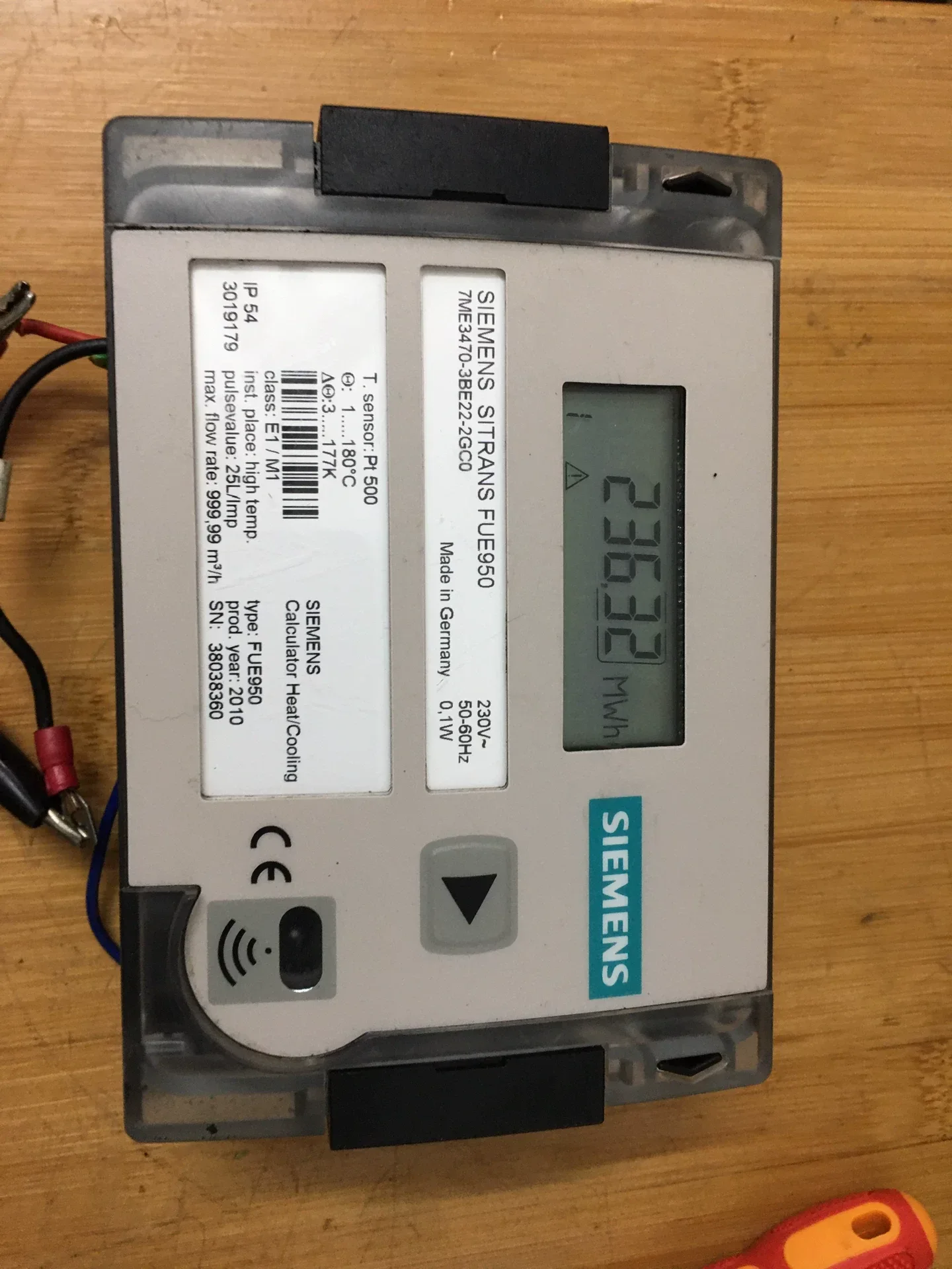 Siemens FUE950 / 7ME3470-3BE22-2GC0 Industrial Automation Component product photo 1