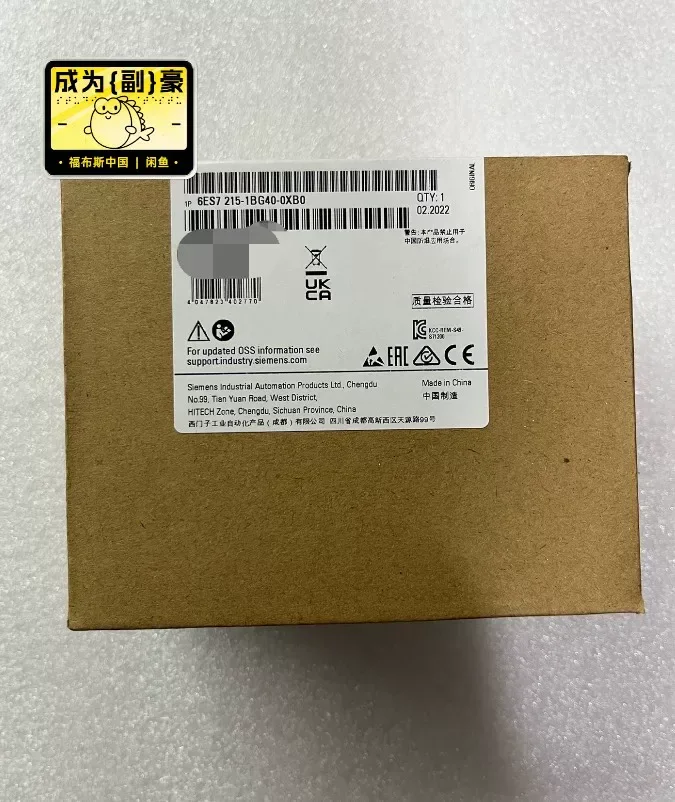 Siemens 6ES7215-1BG40-0XB0 Industrial Automation Component product photo 1