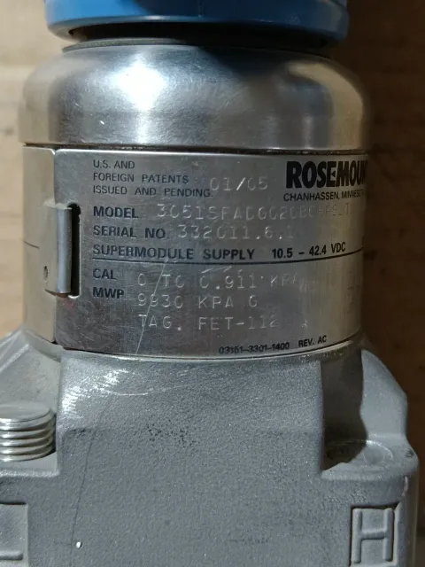 Rosemount 3051SFAD602CBCHFSNT Industrial Automation Component product photo 7