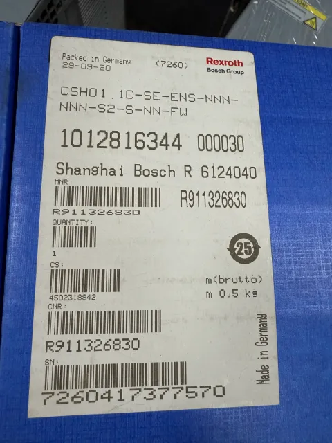 Bosch Rexroth CSH01.1C-SE-ENS-NNN-NNN-S2-S-NN-FW Motor & Drive Component product photo 4