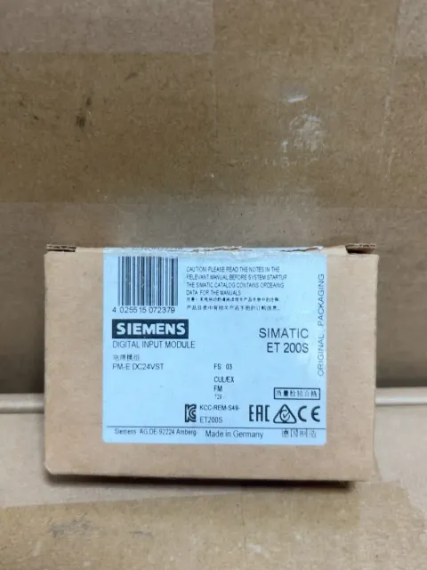 Siemens 6ES7138-4CA01-0AA0 Power Electronics Module — product photo 3 of 8