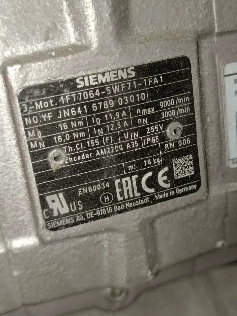 Siemens 1FT7064-5WF71-1FA1 Motor & Drive Component — product photo 19 of 32