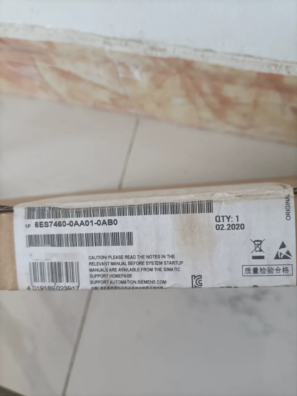 Siemens 6ES7460-0AA01-0AB0 Industrial Automation Component product photo 1