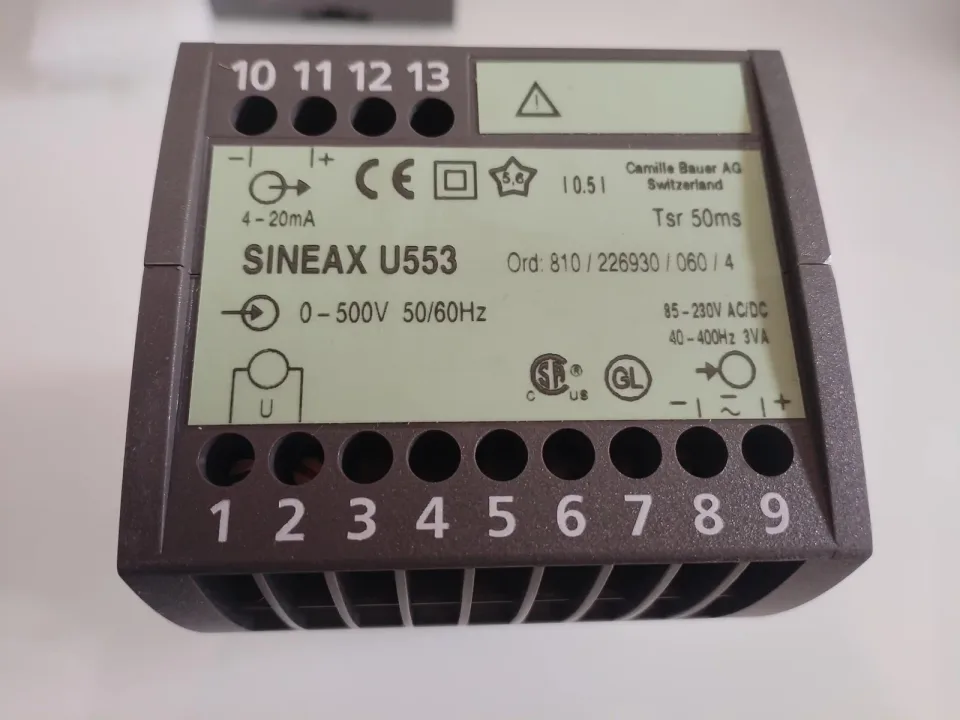 Camille Bauer / SINEAX U553 / 810/226930/060/4 Industrial Sensor product photo 1