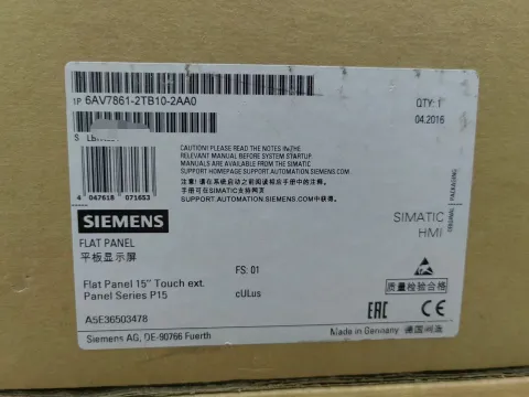 Siemens 6AV7861-2TB10-2AA0 Industrial Automation Component product photo 1