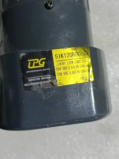 TPG / Jin Cheng Bang Motor 5IK120RGU-CR Motor & Drive Component product photo 2