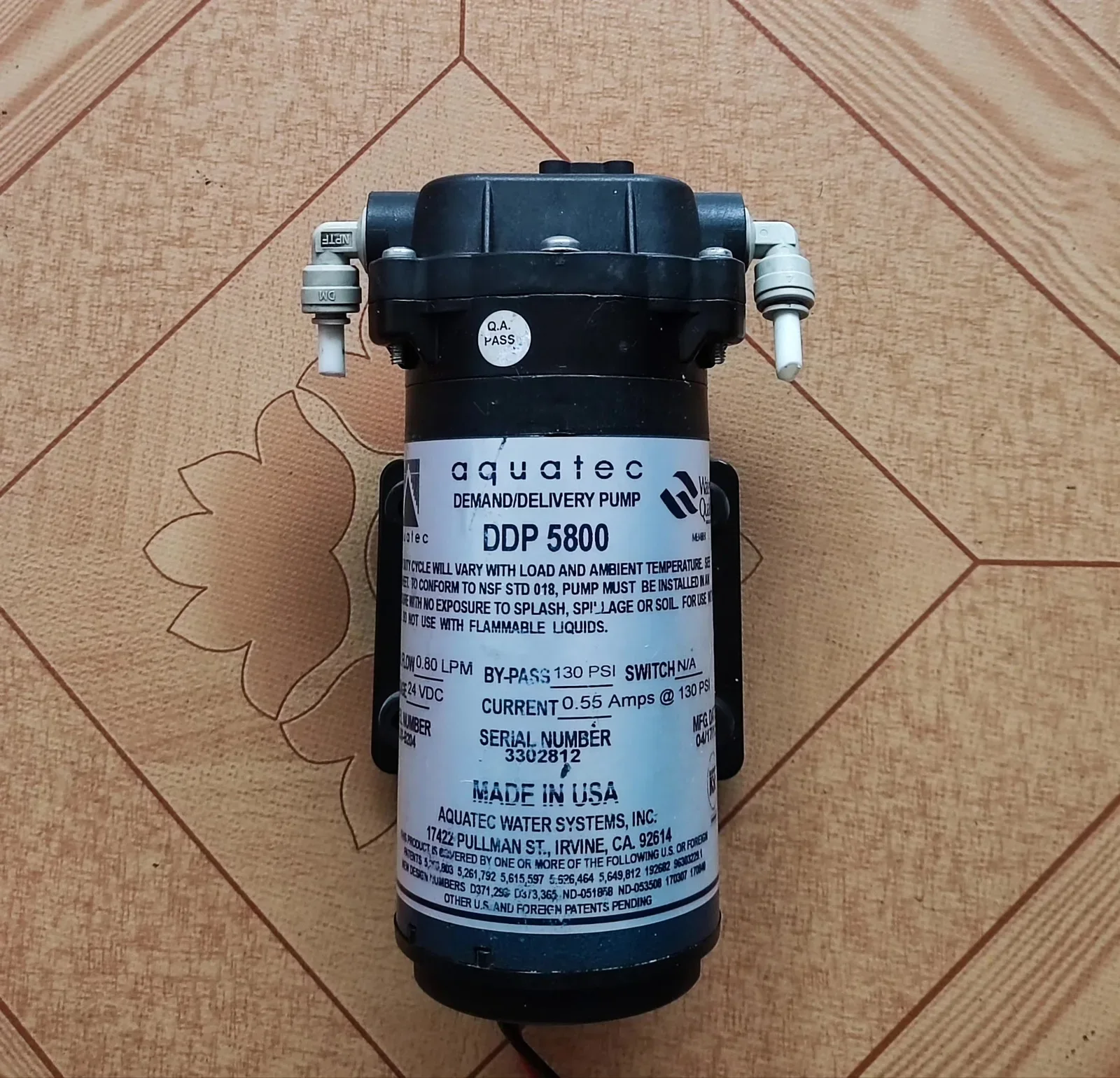 Aquatec 5800-2L03-B2B4 Industrial Automation Component product photo 1