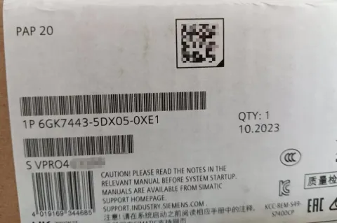 Siemens 6GK7443-5DX05-0XE1 Industrial Automation Component product photo 1
