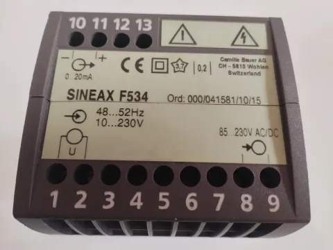 Camille Bauer / SINEAX 000/041581/10/15 Industrial Sensor product photo 1