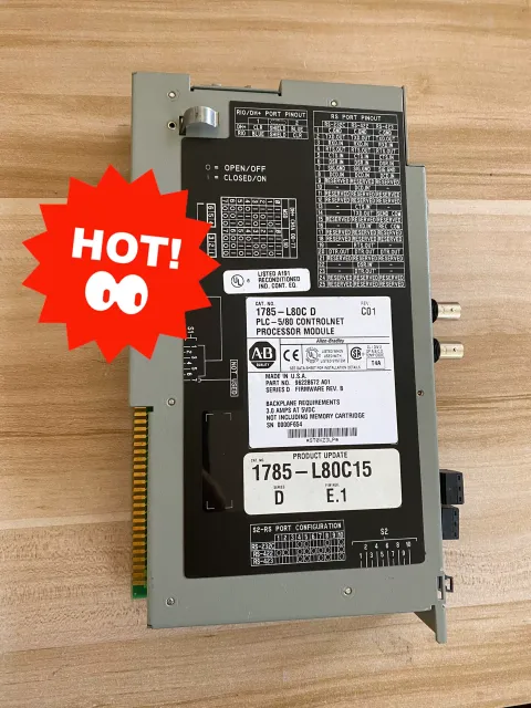 Allen-Bradley 1785-L80C15/D PLC Module product photo 1