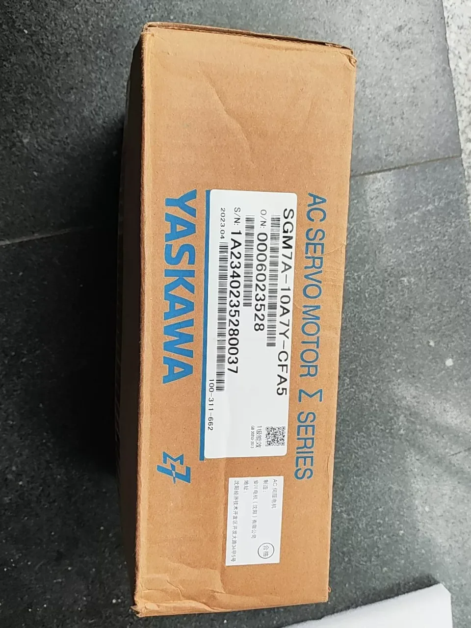 Yaskawa SGM7A-10A7Y-CFA5 Motor & Drive Component product photo 1