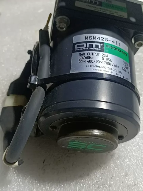 Oriental Motor MSM425-411 Motor & Drive Component product photo 2